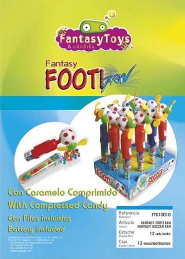 Product sheet of Fantasy Footi Fan, reference FTC 10010