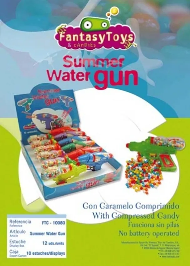 Product sheet of Summer Water Gun, reference FTC 10080