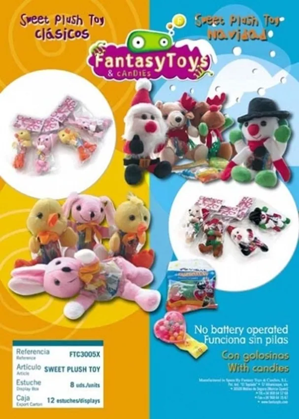 Product sheet of Sweet Plush Toy, reference FTC 3005X
