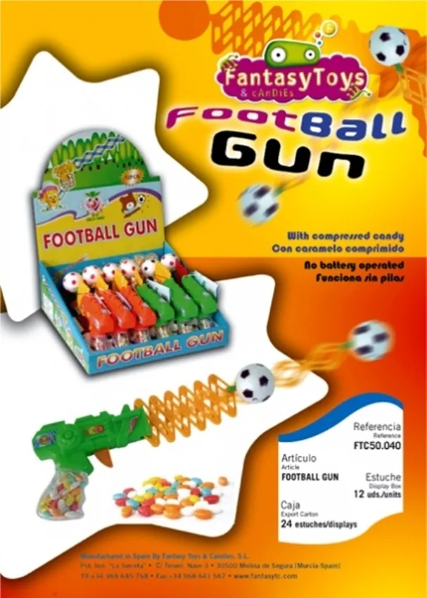 Product sheet of Football Gun, reference FTC 50040