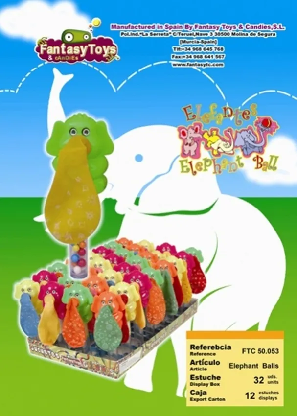 Product sheet of Elephant Balls, reference FTC 50053