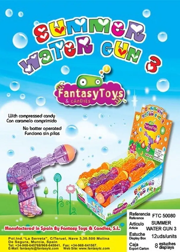 Product sheet of Summer Water Gun 3, reference FTC 50080