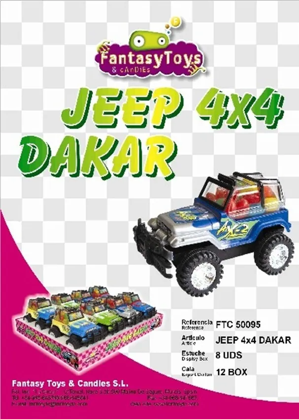 Product sheet of Jeep 4x4 Dakar, reference FTC 50095