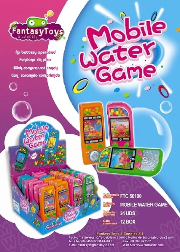 Product sheet of Mobile Water Game, reference FTC 50100