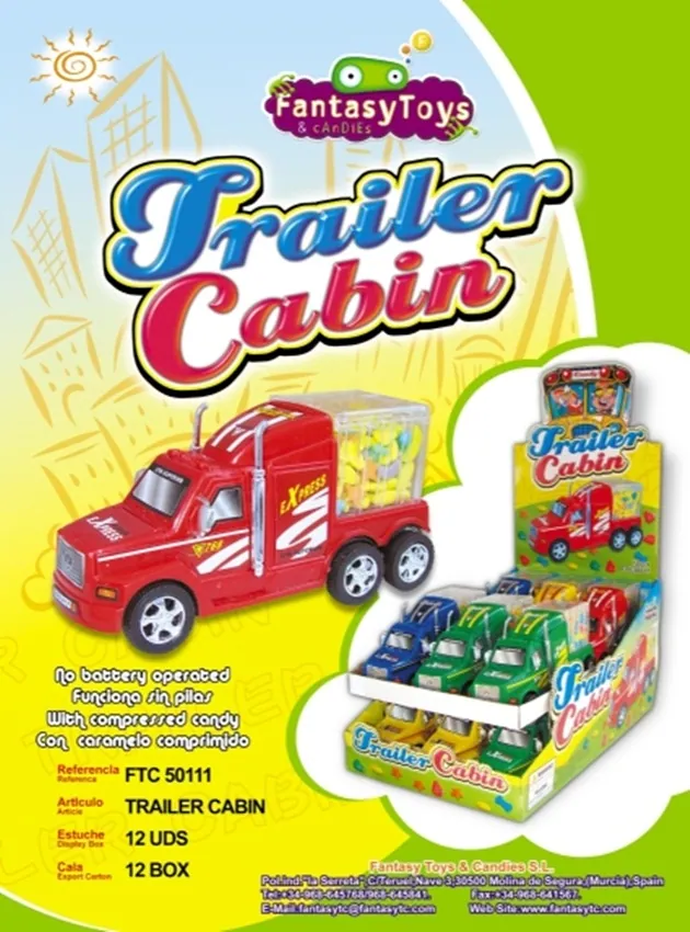 Product sheet of Trailer Cabin, reference FTC 50111