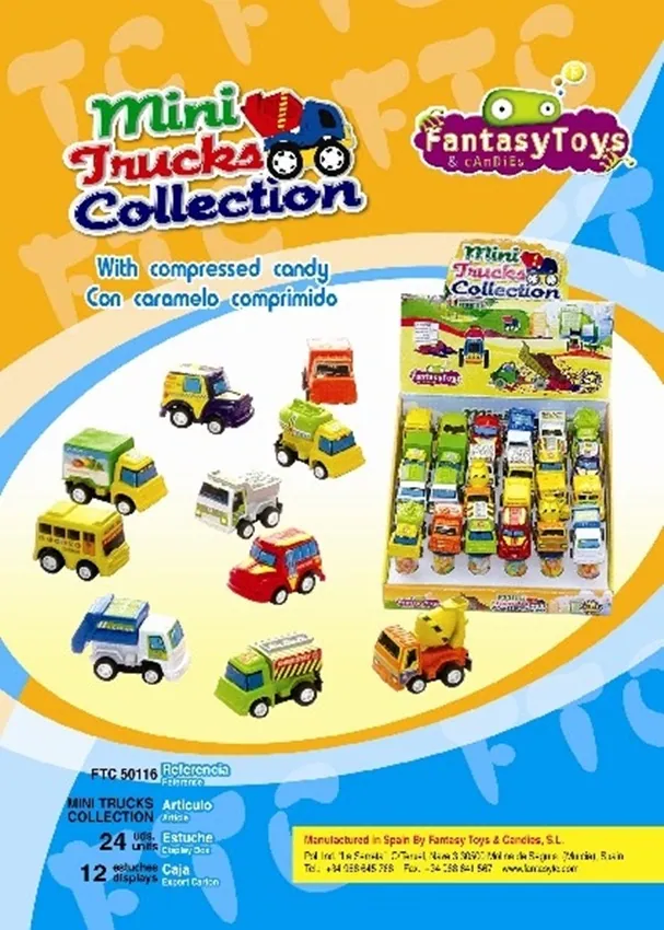 Product sheet of Mini Trucks Collection, reference FTC 50116