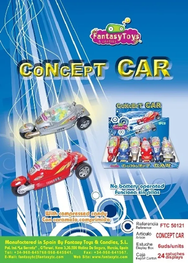 Product sheet of Concept Car, reference FTC 50121