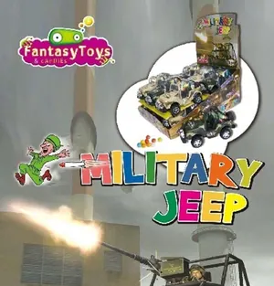 Military Jeep, military vehicle by Fantasy Toys & Candies