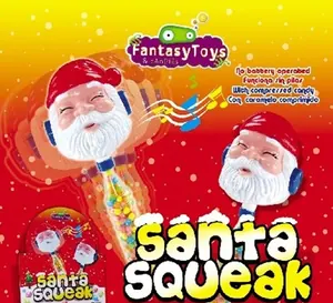 Santa Squeak, squeaky toy by Fantasy Toys & Candies