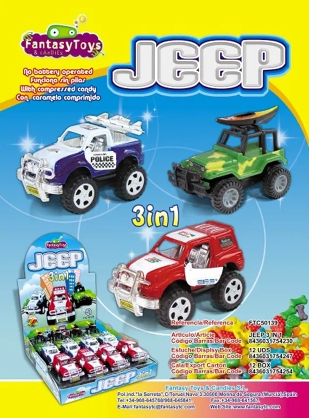 Product sheet of Jeep 3 In 1, reference FTC 50139