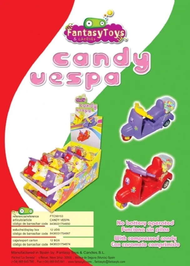 Product sheet of Candy Vespa, reference FTC 50153