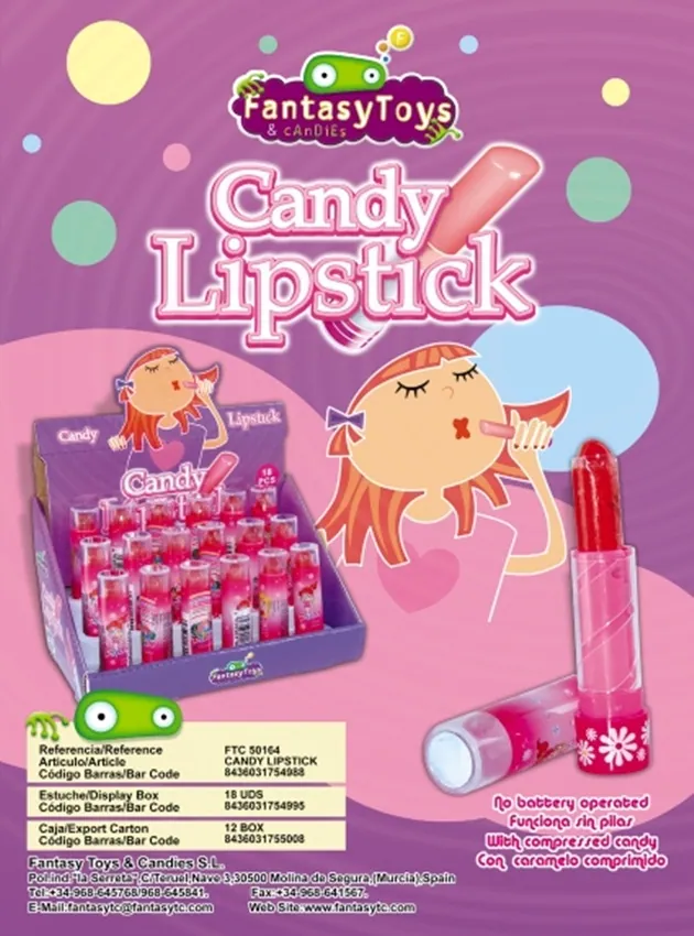Product sheet of Candy Lipstick, reference FTC 50164