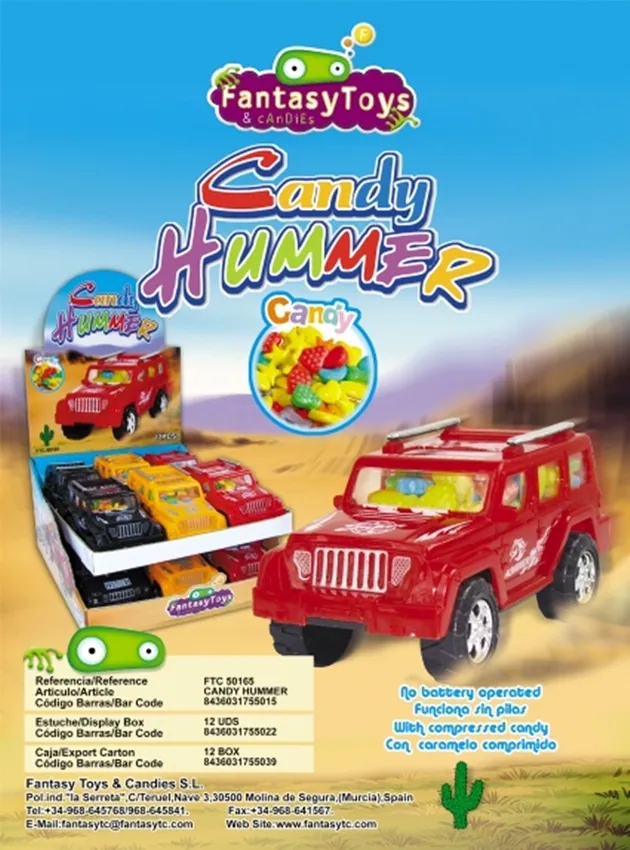 Product sheet of Candy Hummer, reference FTC 50165