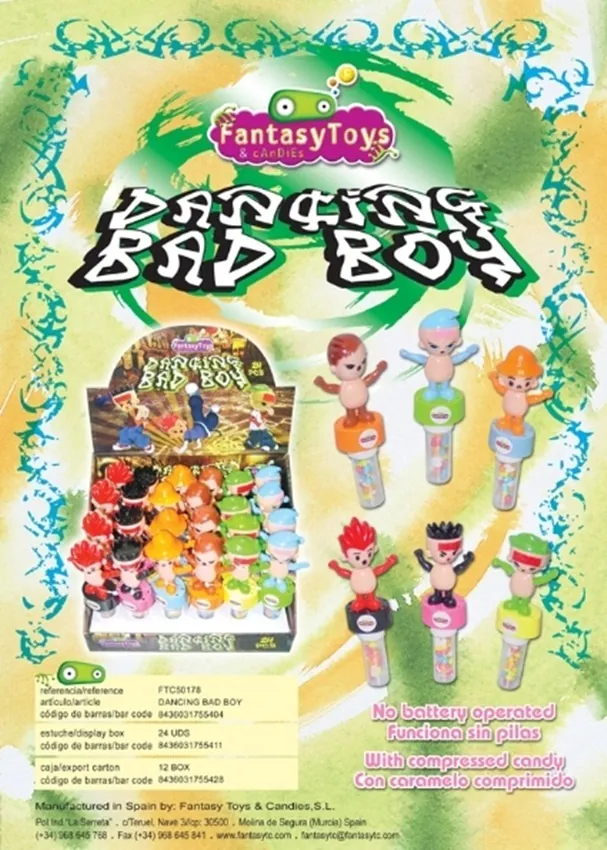 Product sheet of Dancing Bad Boy, reference FTC 50178