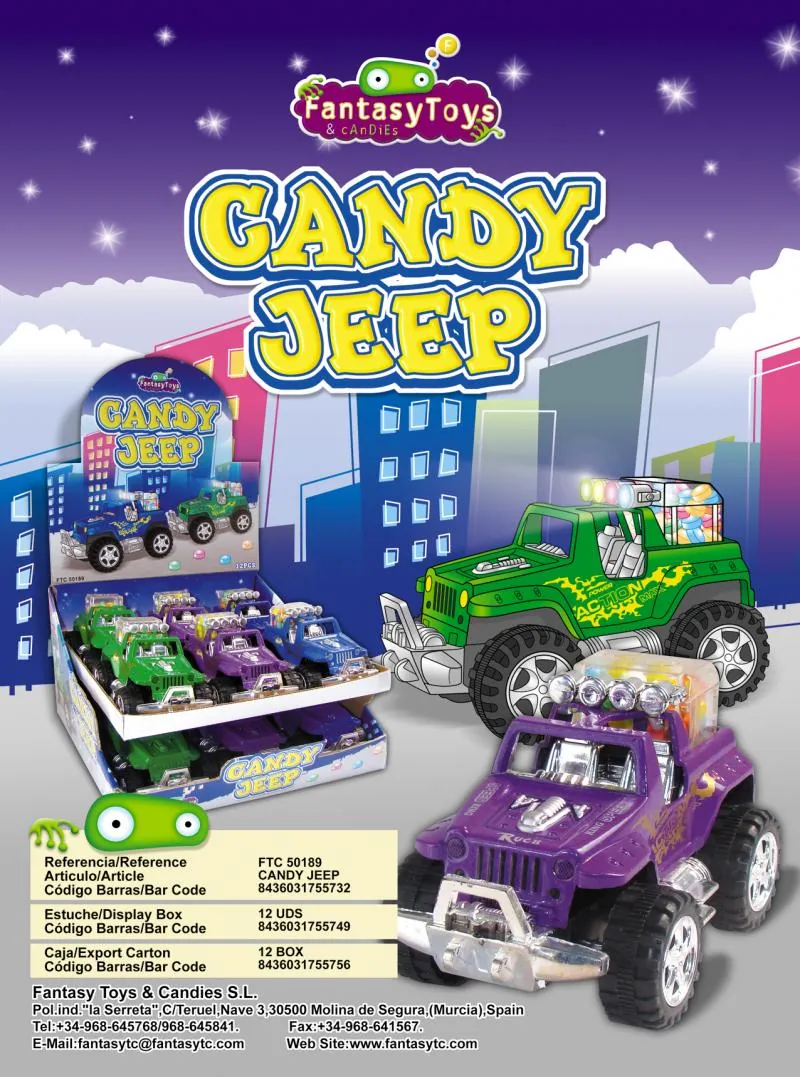Fiche du produit Candy Jeep, référence FTC 50189
