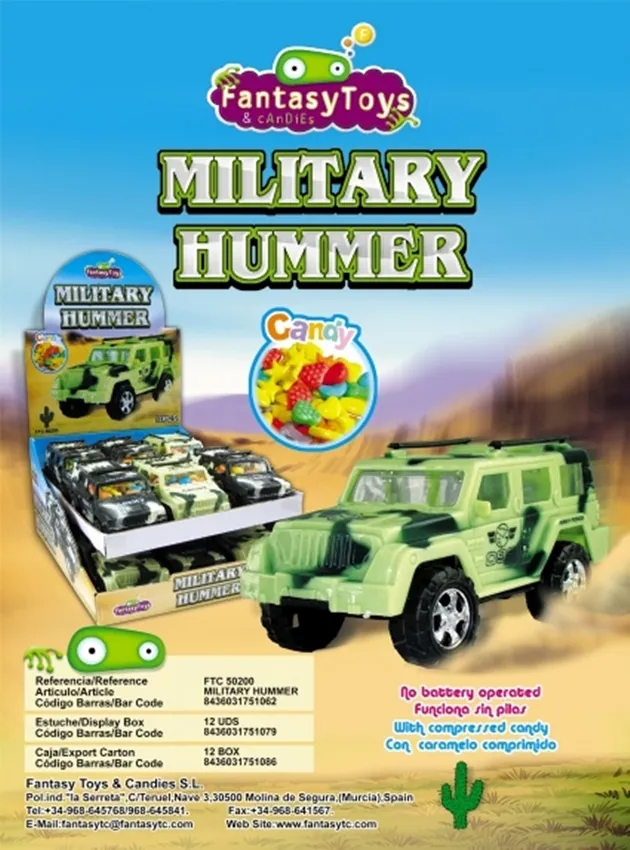 Product sheet of Military Hummer, reference FTC 50200