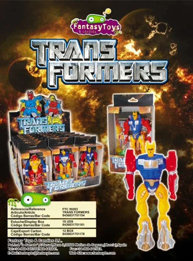 Ficha del producto Transformers, referencia FTC 50203