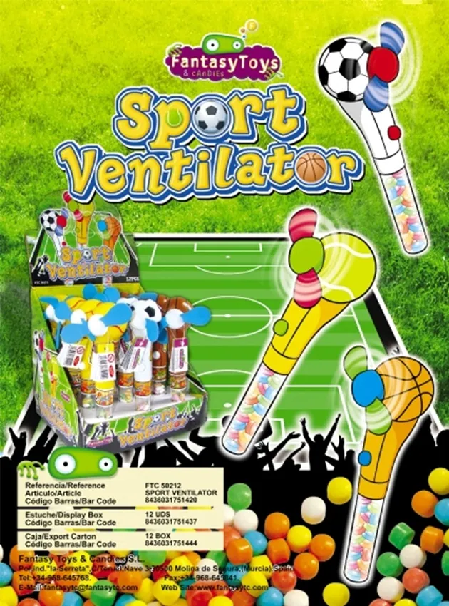 Product sheet of Sport Ventilator, reference FTC 50212