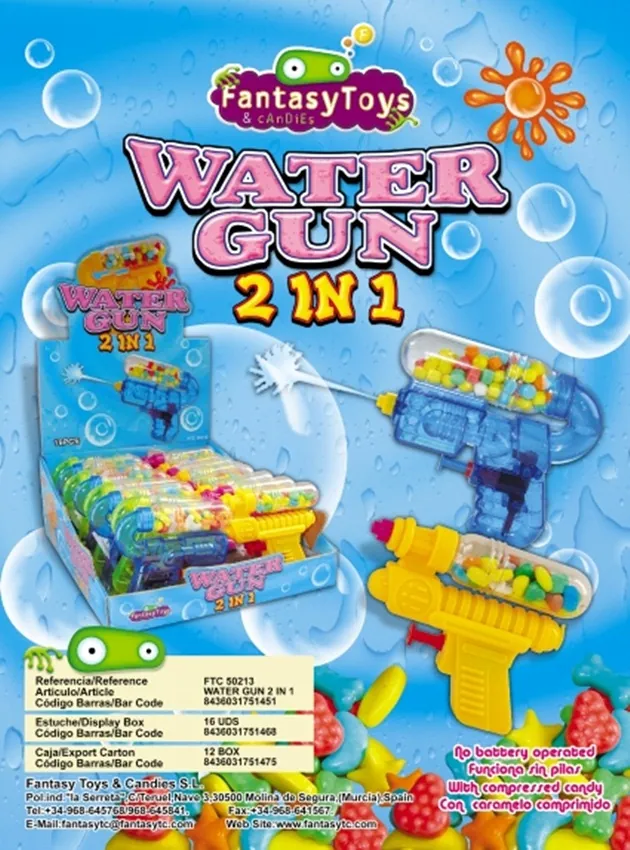 Fiche du produit Water Gun 2 In 1, référence FTC 50213