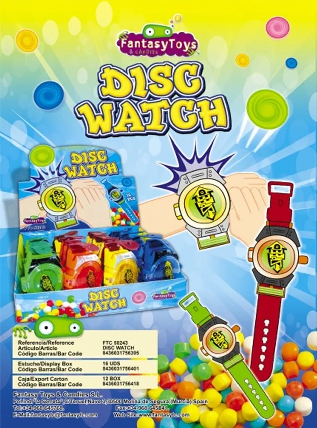 Product sheet of Disc Watch, reference FTC 50243