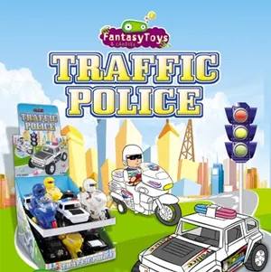 Traffic Police, police car by Fantasy Toys & Candies
