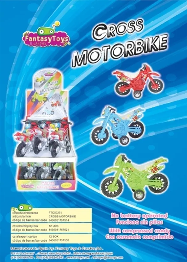 Product sheet of Cross Motorbike, reference FTC 50281