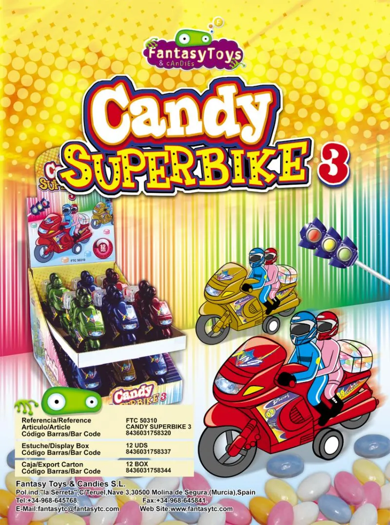 Product sheet of Candy Superbike 3, reference FTC 50310