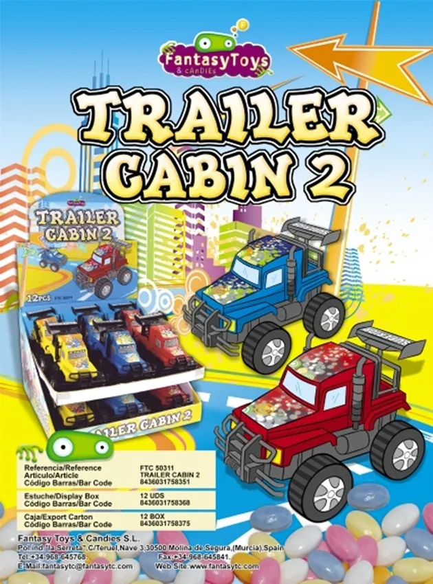 Product sheet of Trailer Cabin 2, reference FTC 50311