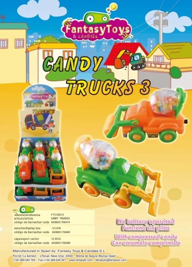 Product sheet of Candy Trucks 3, reference FTC 50315