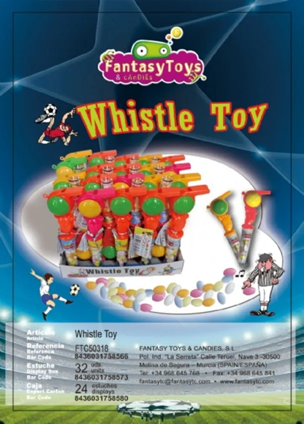 Product sheet of Whistle Toy, reference FTC 50318