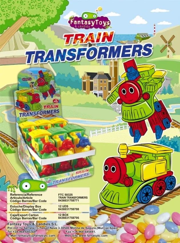 Fiche du produit Train Transformers, référence FTC 50325