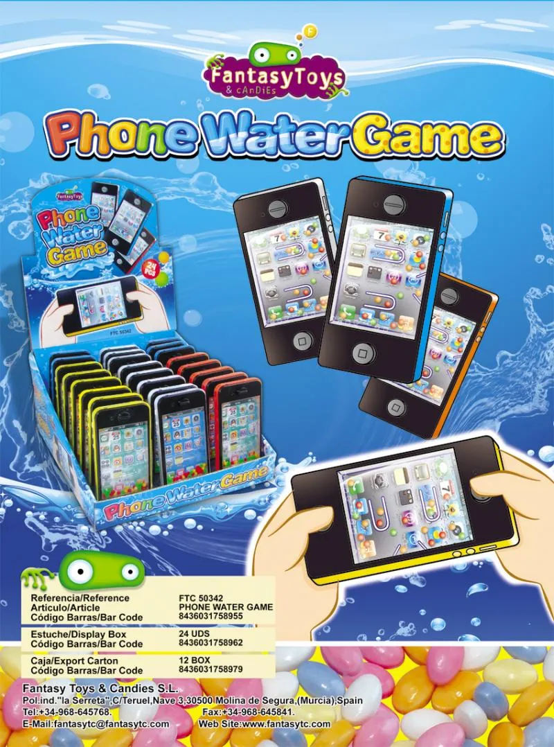 Ficha del producto Phone Water Game, referencia FTC 50342