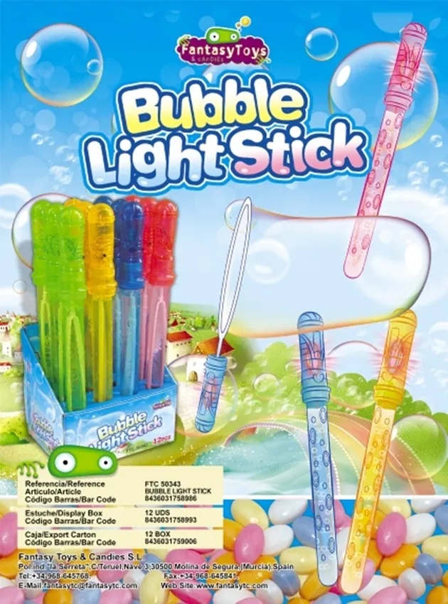 Fiche du produit Bubble Light Stick, référence FTC 50343