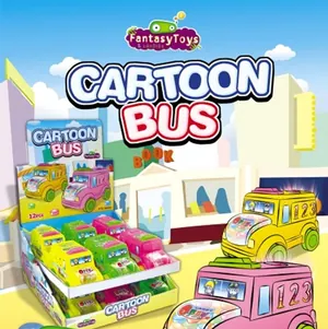 Cartoon Bus, bus by Fantasy Toys & Candies