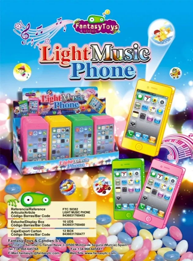 Product sheet of Light Music Phone, reference FTC 50382