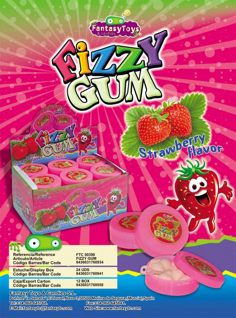 Product sheet of Fizzy Gum, reference FTC 50398
