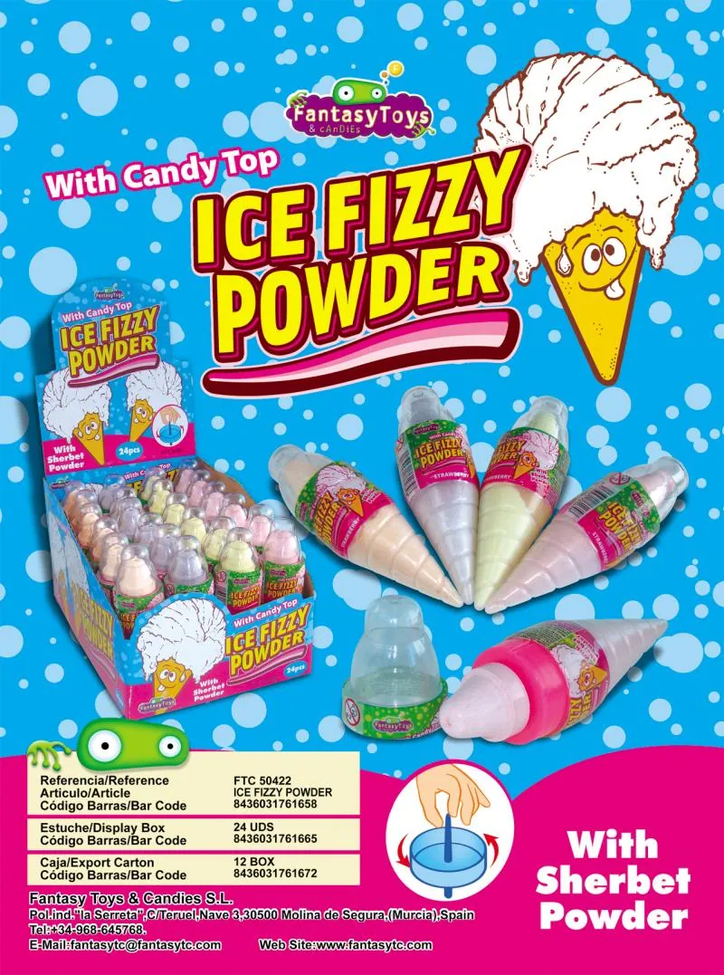 Product sheet of Ice Fizzy Powder, reference FTC 50422