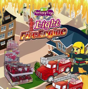 Light Fire Engine, camión de bomberos de Fantasy Toys & Candies