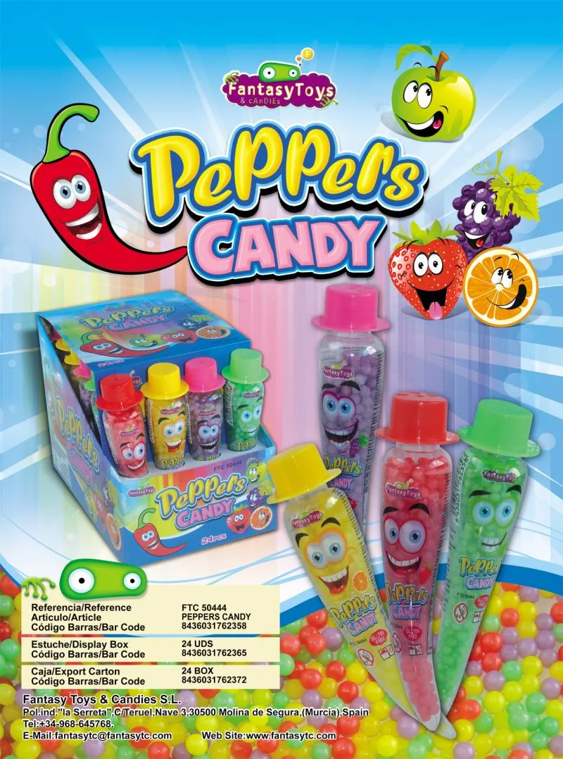 Ficha del producto Peppers Candy, referencia FTC 50444