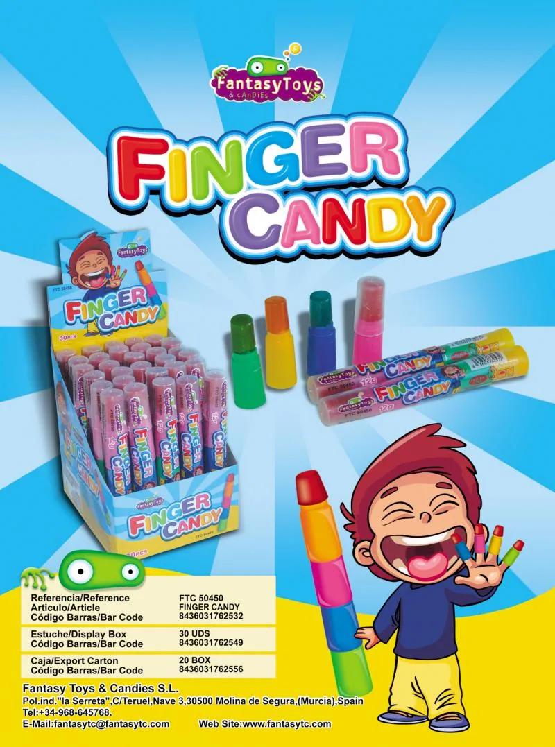Ficha del producto Finger Candy, referencia FTC 50450