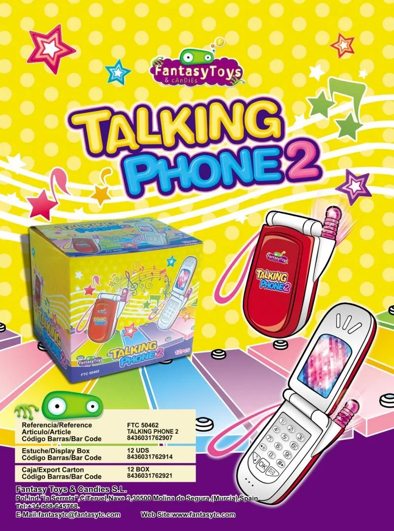 Product sheet of Talking Phone 2, reference FTC 50462