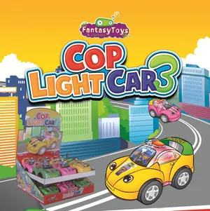 Cop Light Car 3, coche de policía de Fantasy Toys & Candies