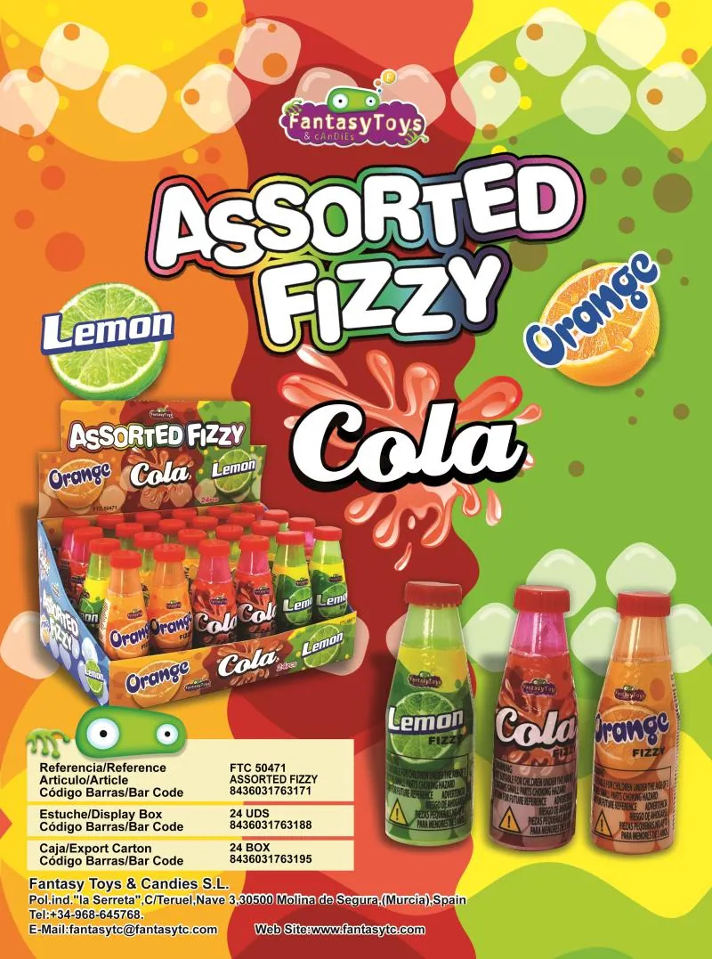 Fiche du produit Assorted Fizzy, référence FTC 50471