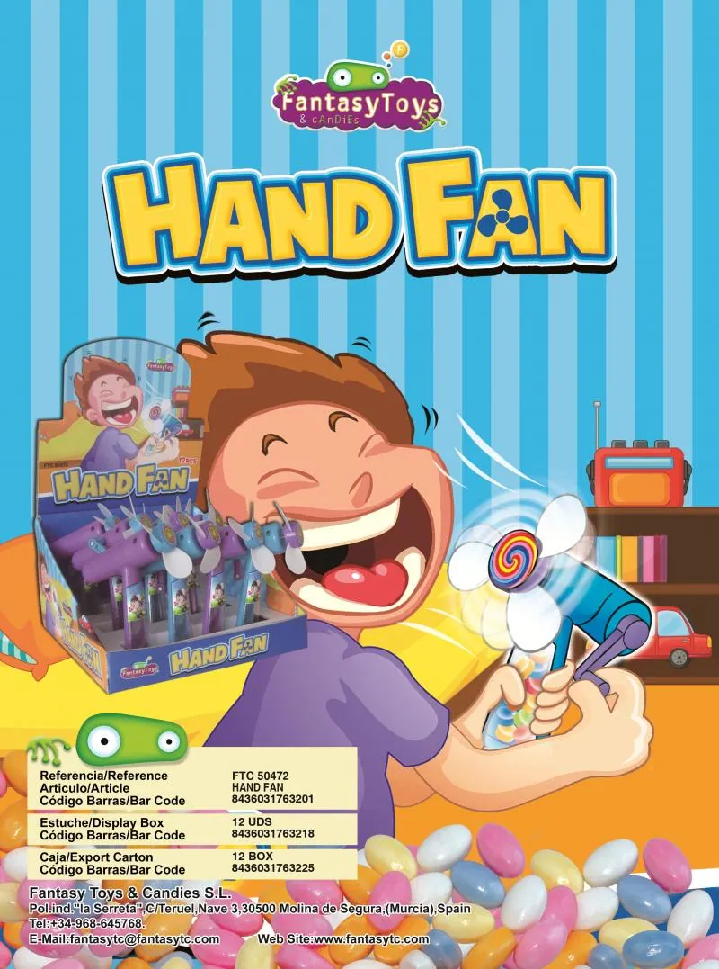 Ficha del producto Hand Fan, referencia FTC 50472