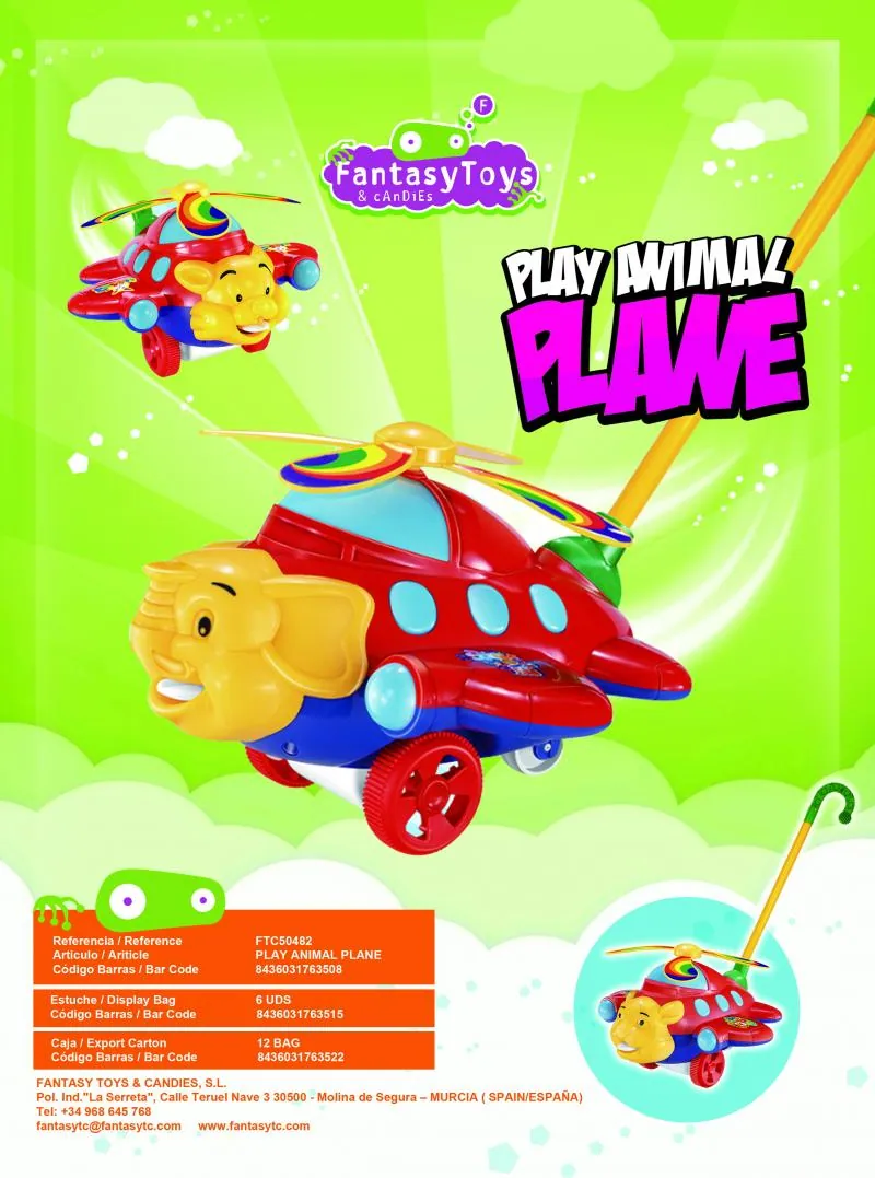 Product sheet of Play Animal Plane, reference FTC 50482