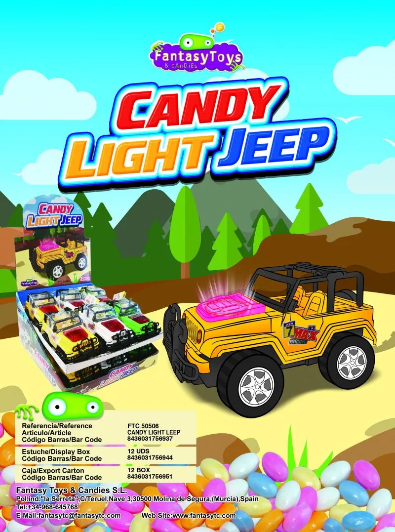 Product sheet of Candy Light Jeep, reference FTC 50506
