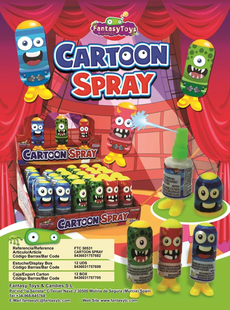 Ficha del producto Cartoon Spray, referencia FTC 50531