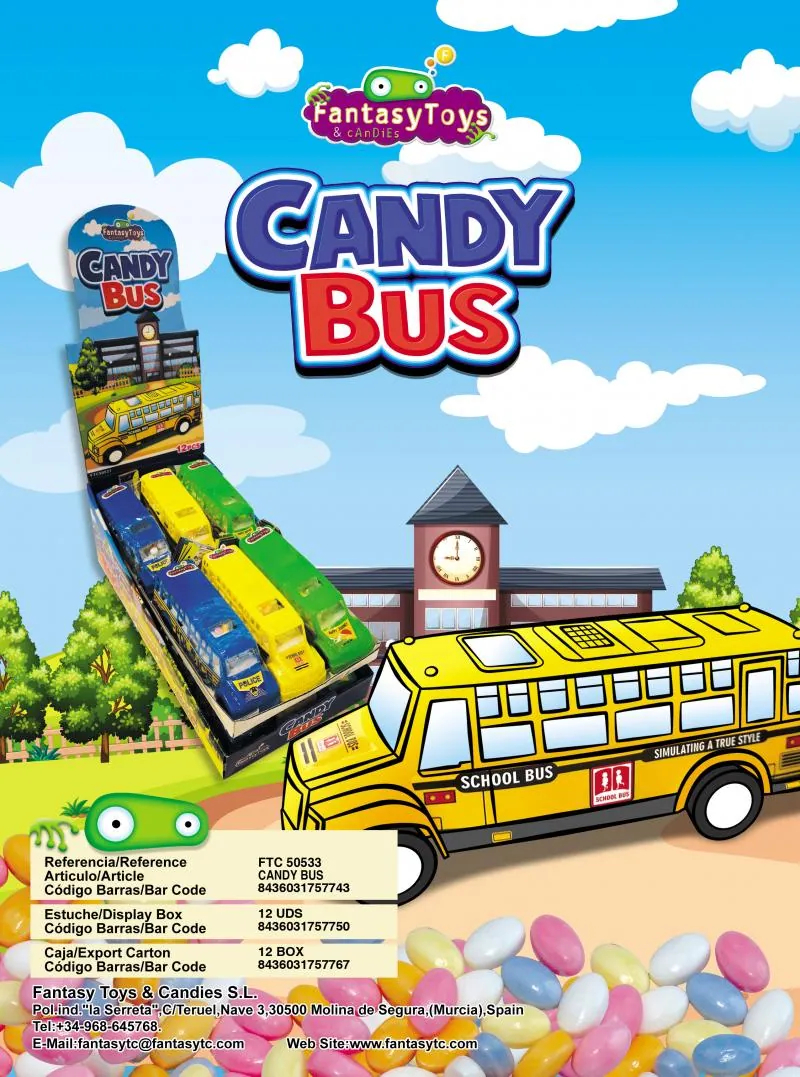 Fiche du produit Candy Bus, référence FTC 50533