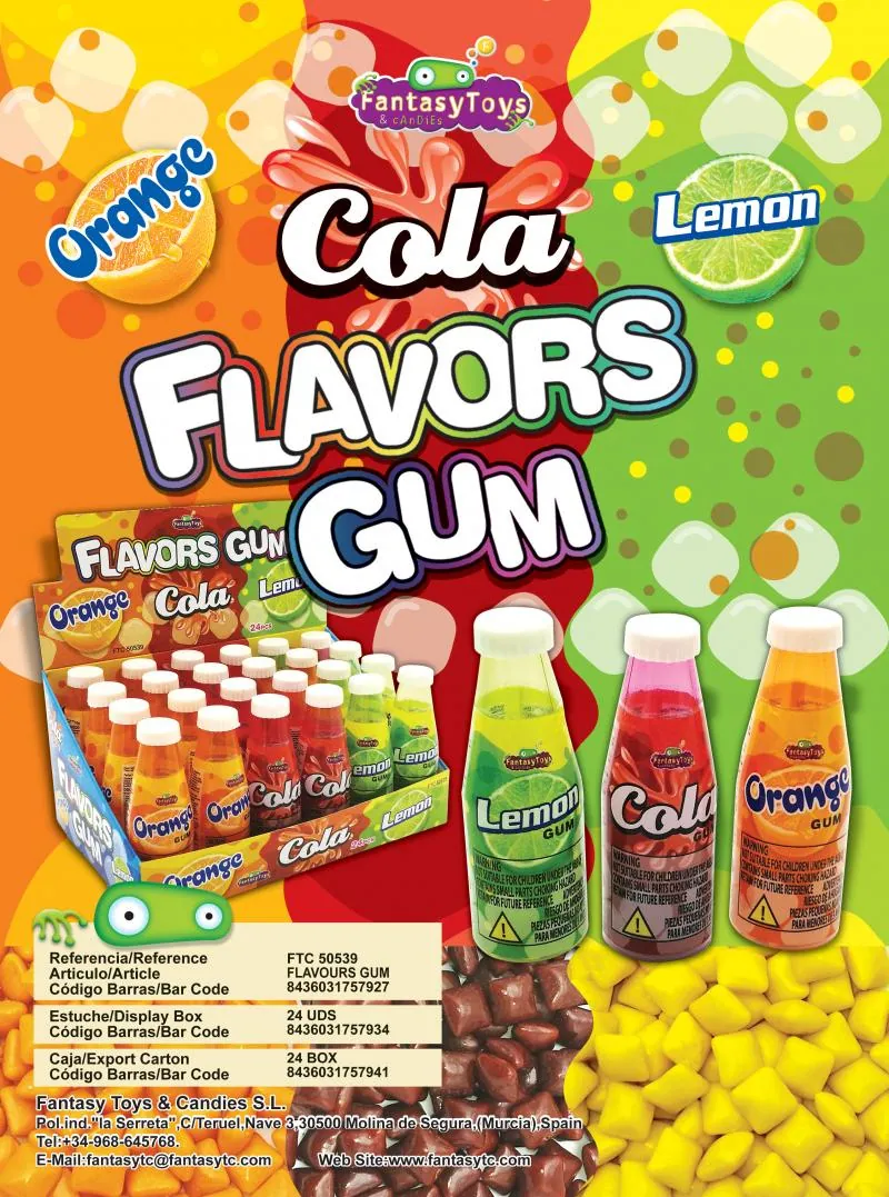 Ficha del producto Flavors Gum, referencia FTC 50539