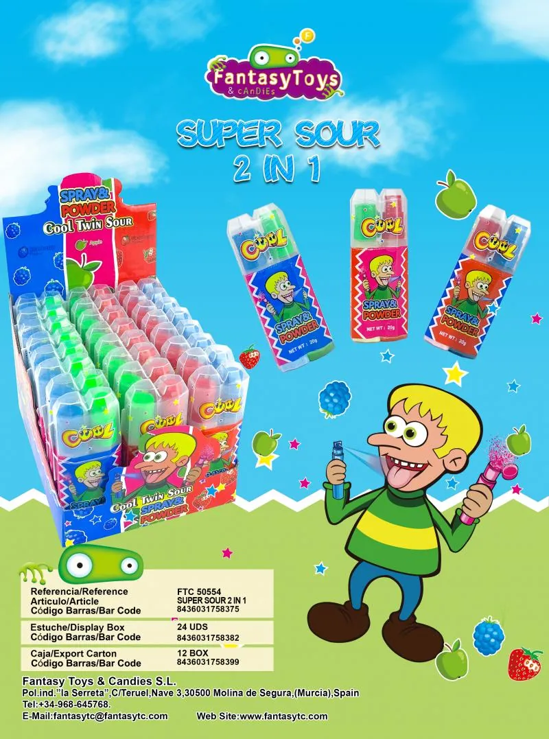 Product sheet of Super Sour 2 In 1, reference FTC 50554